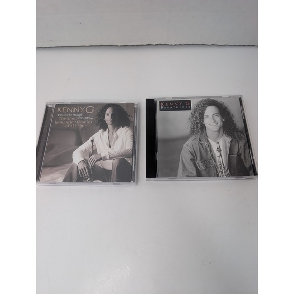 Other - Kenny G CD Lot 2 CDs Breathless 1992 & I'm In The Mood For Love 2006 Smooth Jazz